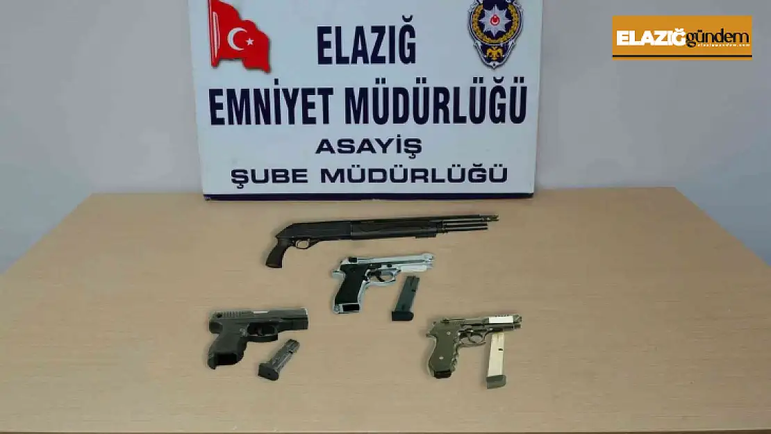 Elazığ'da asayiş ve şok uygulamalarında aranan 133 şüpheli yakalandı