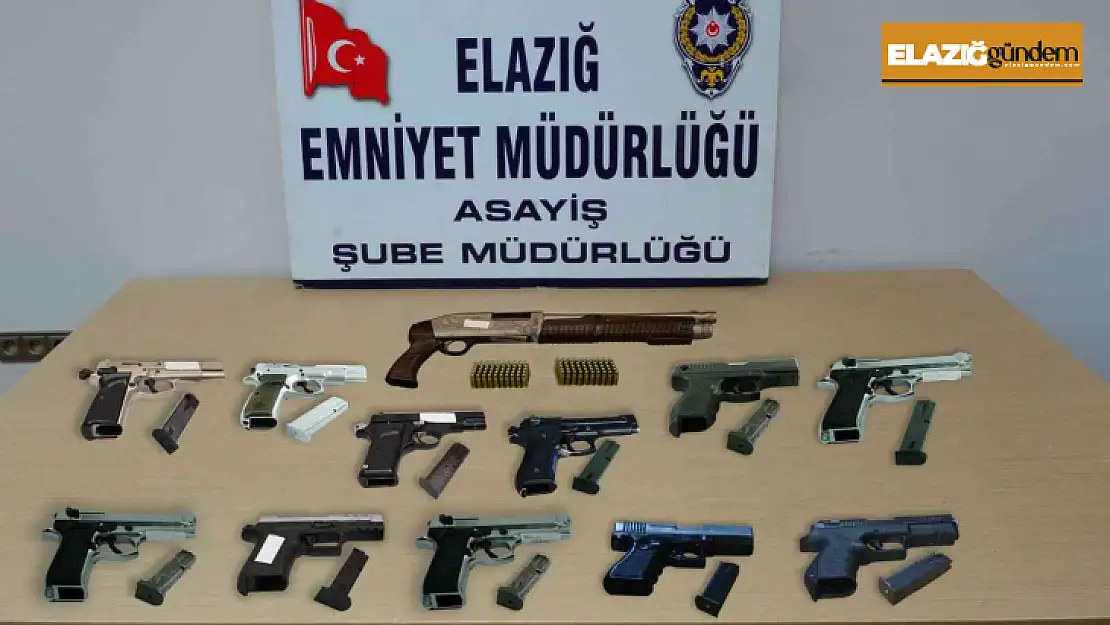 Elazığ'da bir haftada 110 şüpheli yakalandı