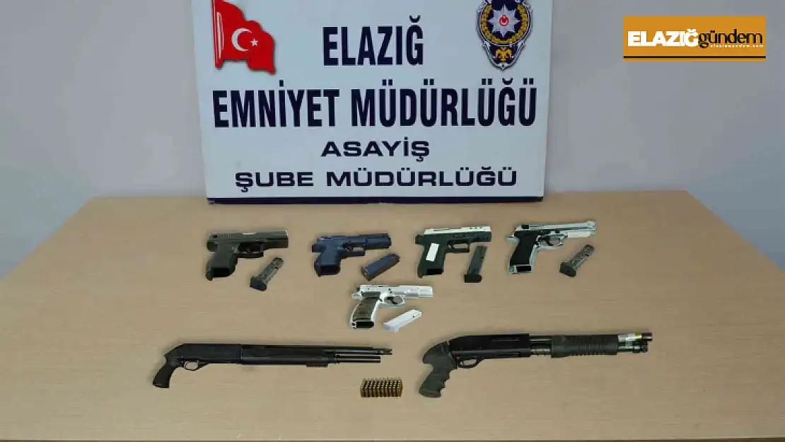 Elazığ'da asayiş ve şok uygulamalarında 128 şüpheli yakalandı