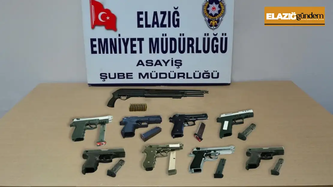 Elazığ'da asayiş ve şok uygulamalarında 114 şüpheli yakalandı