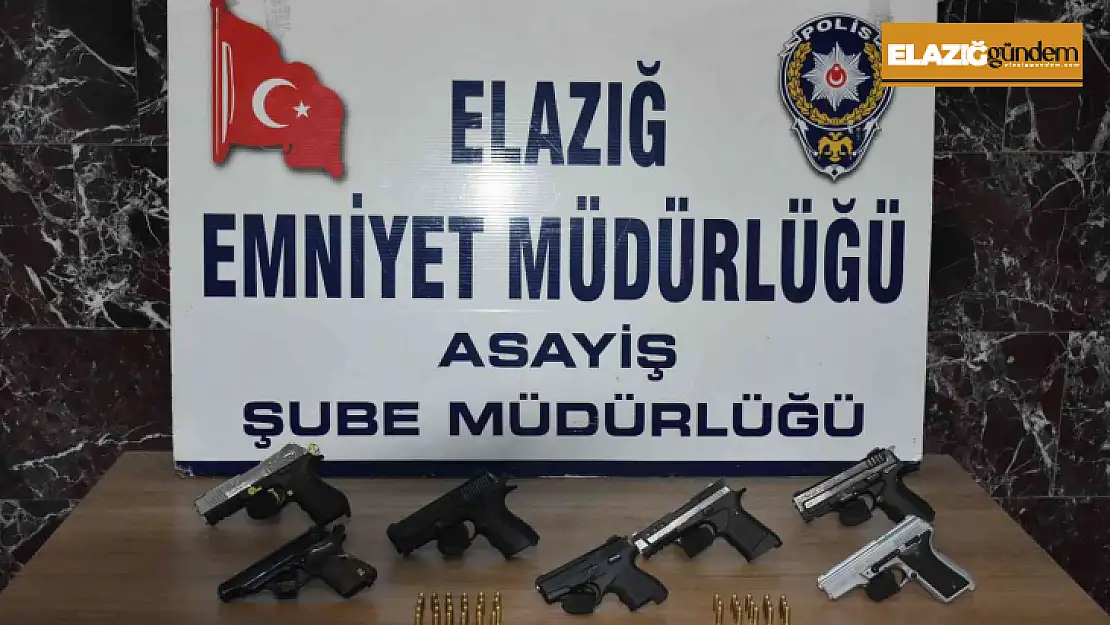 Elazığ'da asayiş ve şok uygulamalarında 117 şüpheli yakalandı