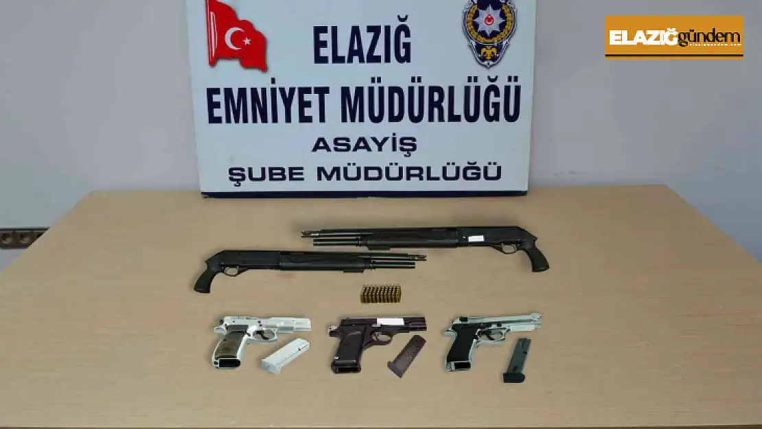 Elazığ'da asayiş ve şok uygulamalarında 107 şüpheli yakalandı