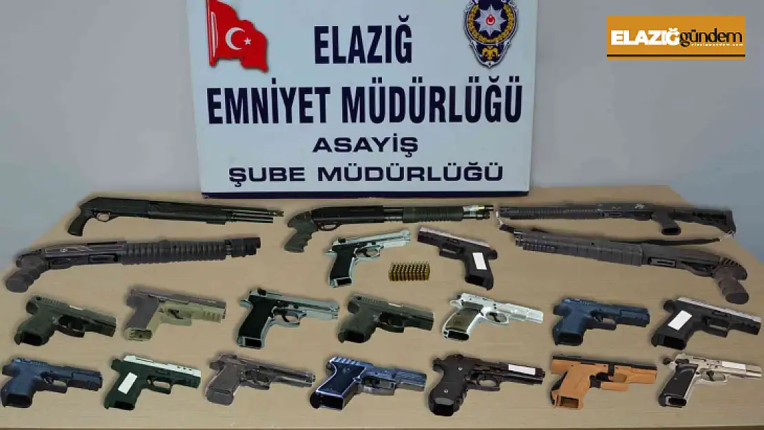 Elazığ'da asayiş ve şok uygulamalarında 149 şahıs yakalandı