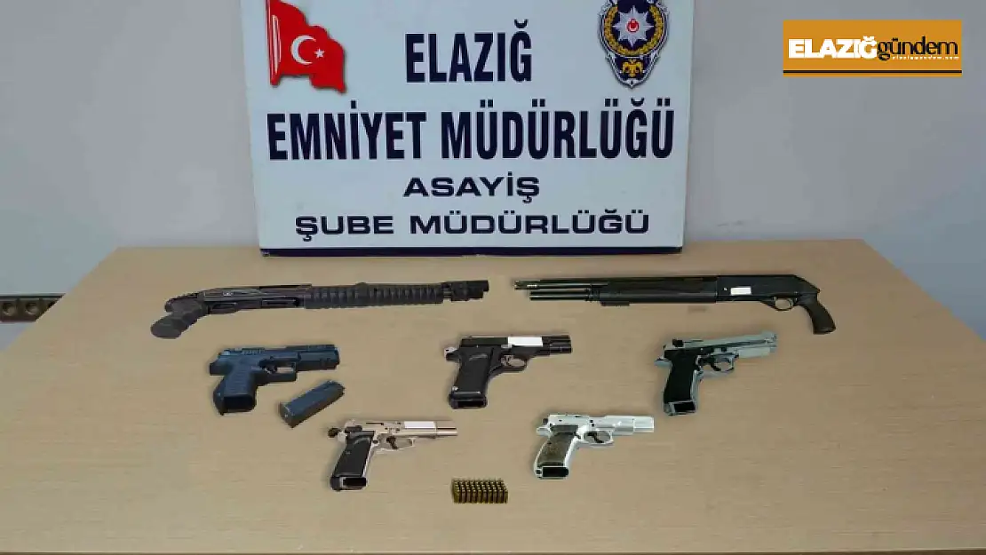 Elazığ'da asayiş ve şok uygulamaları: 19 kişi tutuklandı