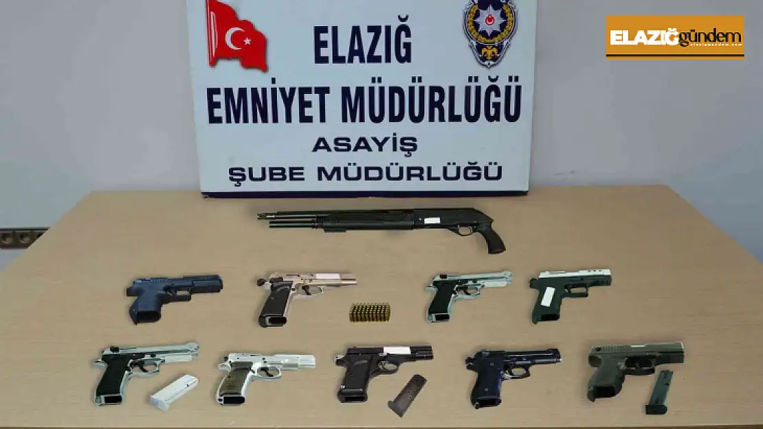 Elazığ'da asayiş ve şok uygulaması: 30 kişi tutuklandı