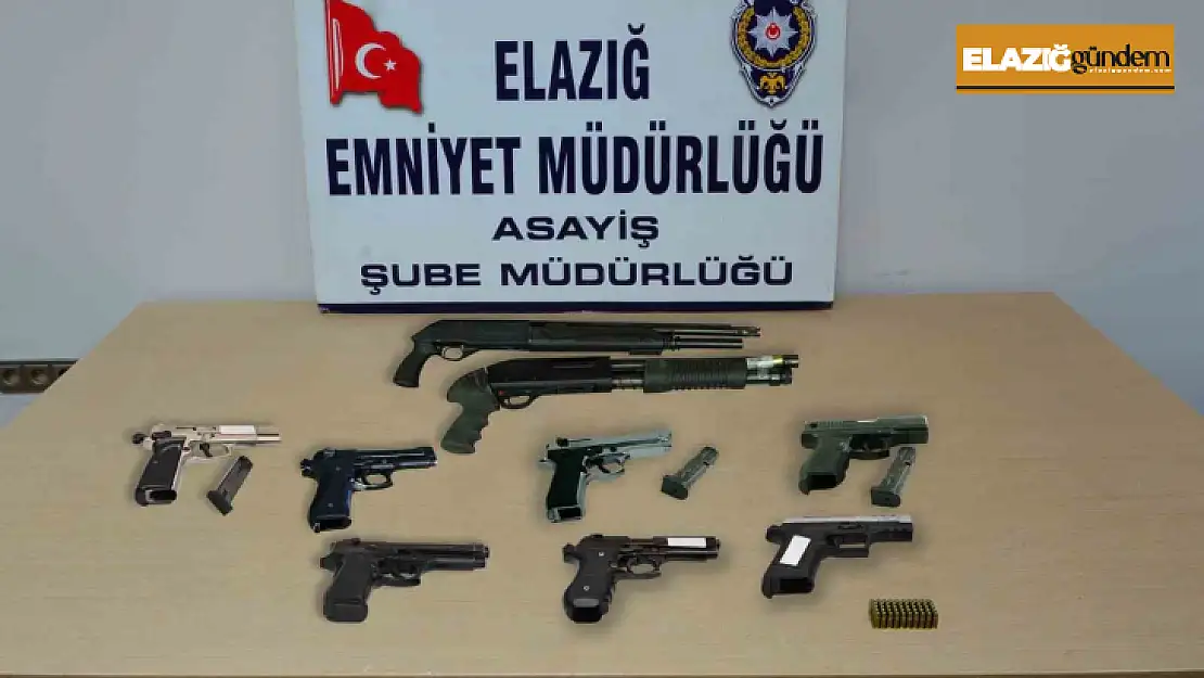 Elazığ'da asayiş ve şok uygulamaları: 25 kişi tutuklandı