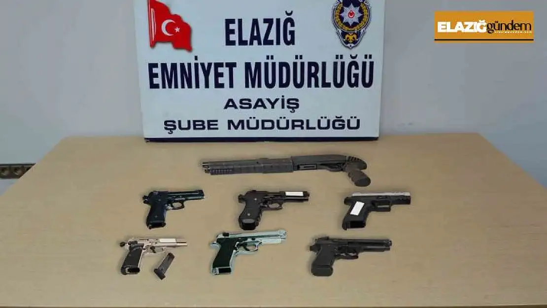 Elazığ'da asayiş ve şok uygulamaları: 35 kişi tutuklandı