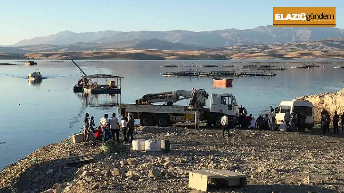 Elazığ'da baraj gölünde kaybolan şahıs 4 gündür aranıyor