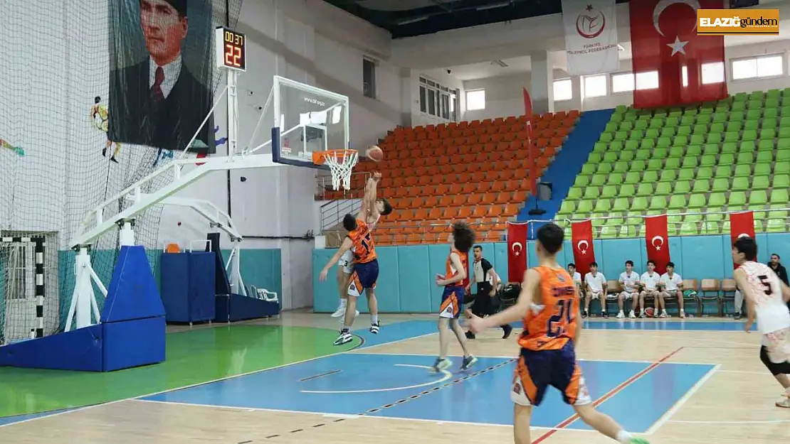 Elazığ'da basketbol bölge şampiyonası tamamlandı