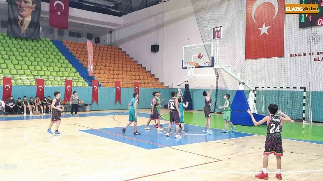 Elazığ'da basketbol U14 yerel lig mücadelesi sona erdi