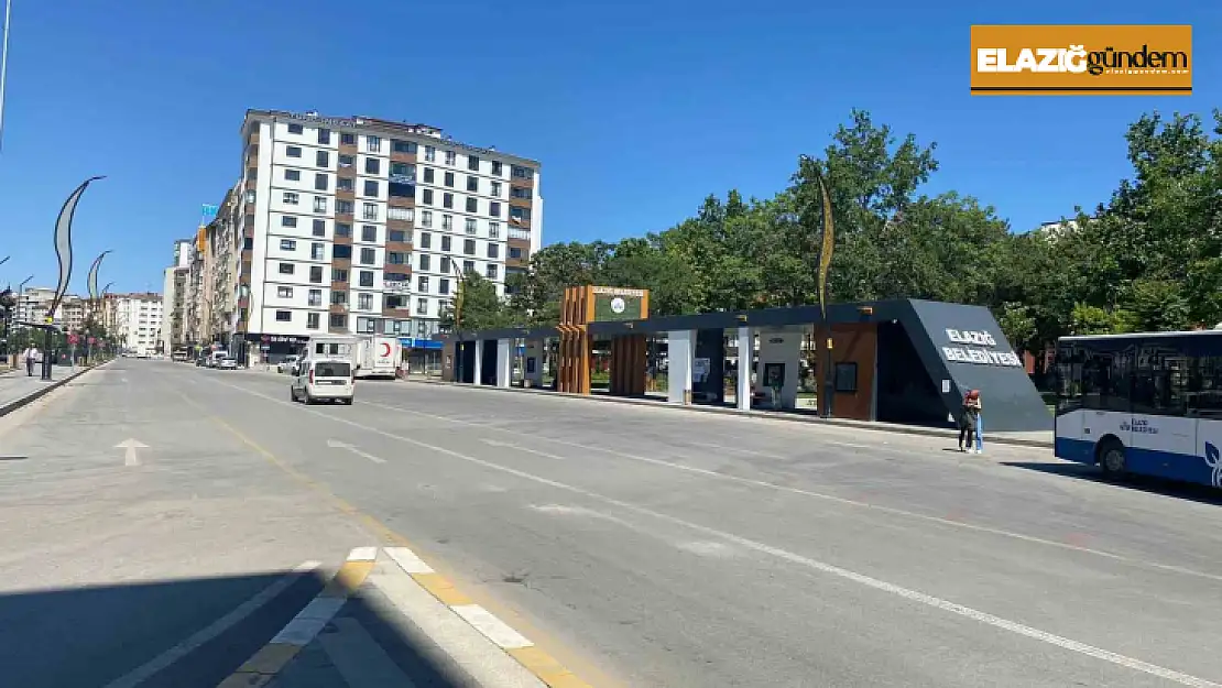 Elazığ'da bayram nedeniyle yollar boş kaldı