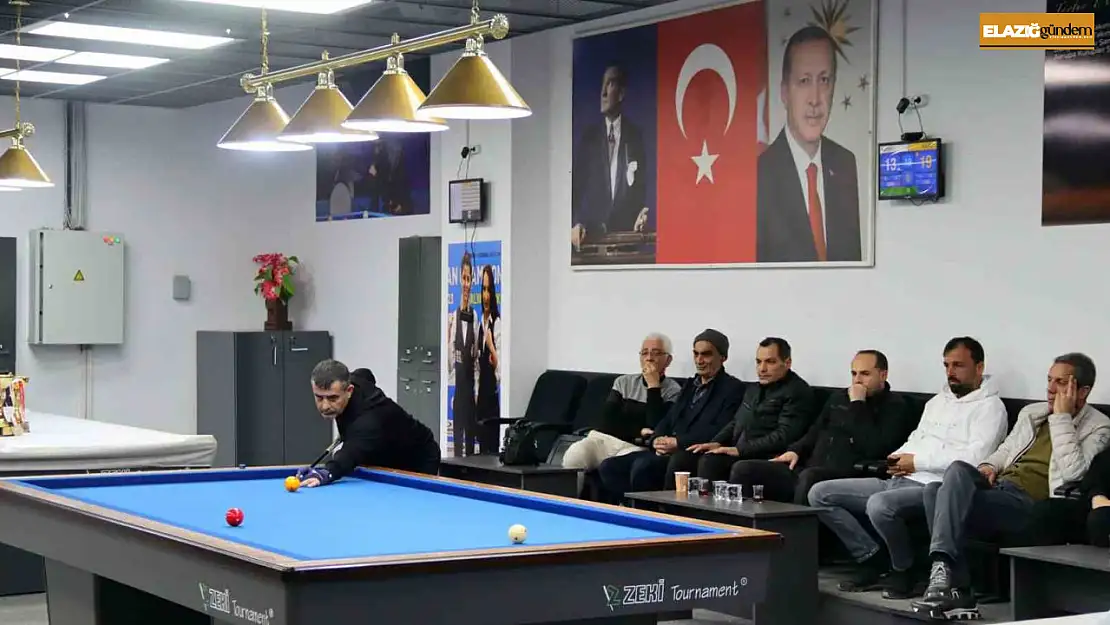 Elazığ'da bilardo şampiyonası sona erdi