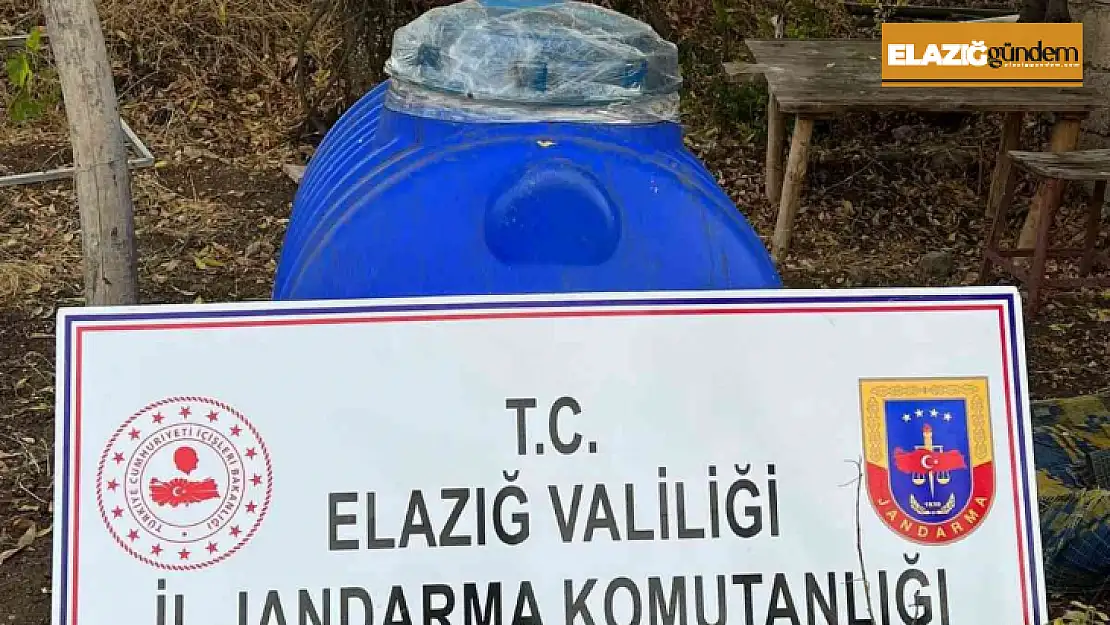 Elazığ'da bin litre kaçak şarap ele geçirildi