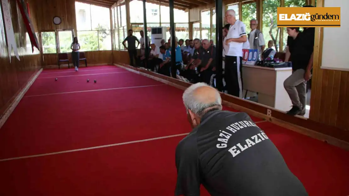 Elazığ'da Bocce Turnuvasının bölge müsabakası yapıldı