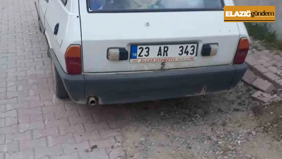 Elazığ'da çalınan otomobil bulundu