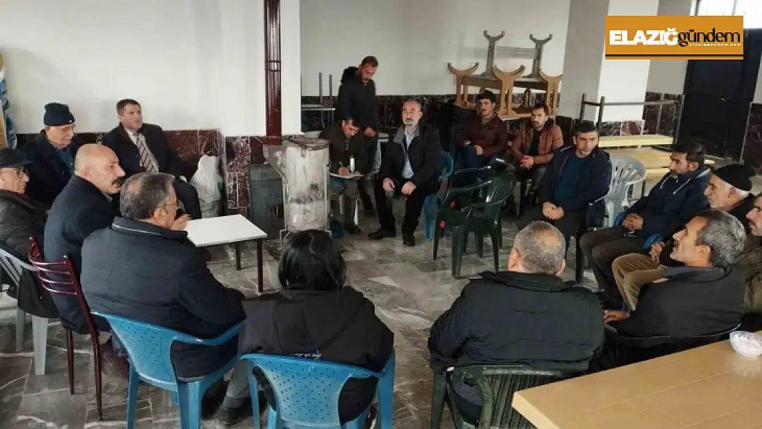 Elazığ'da çiftçileri bilgilendirme toplantıları sürüyor