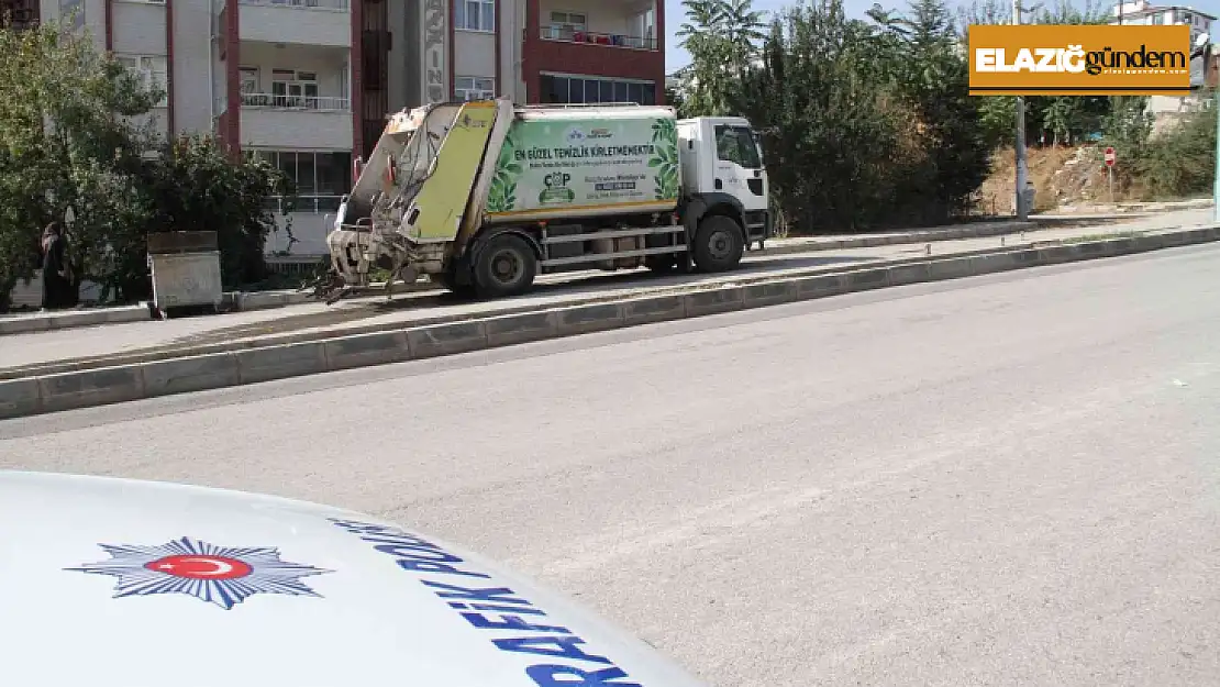 Elazığ'da çöp toplama aracının çarptığı kadın hayatını kaybetti