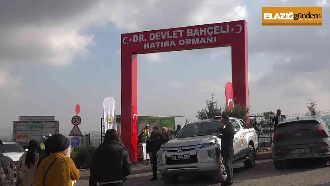 Elazığ'da Devlet Bahçeli Hatıra Ormanı oluşturuldu