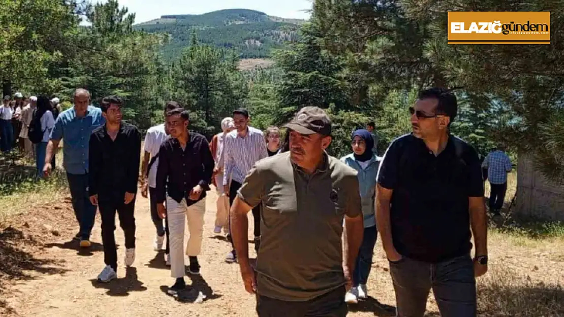 Elazığ'da doğa yürüyüşü düzenlendi