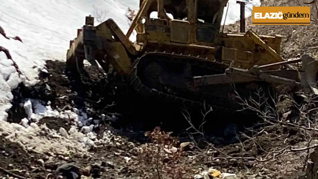 Elazığ'da dozer uçuruma yuvarlandı: 1 ölü