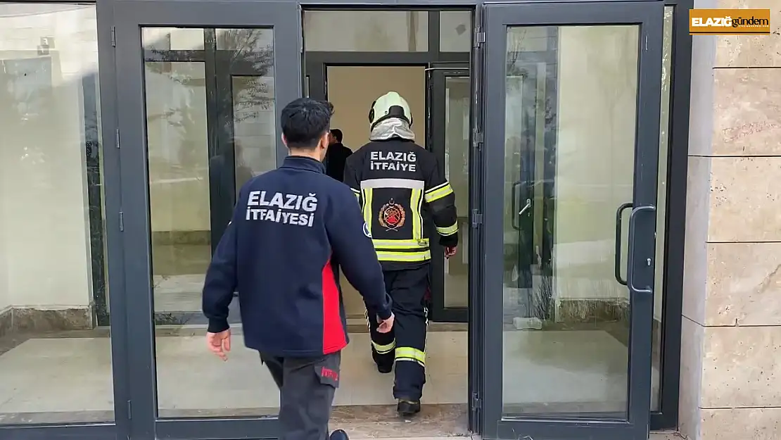 Elazığ'da düdüklü tencere yangını, ekipleri harekete geçirdi