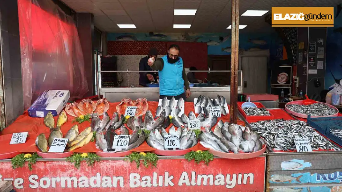 Elazığ'da en çok tercih edilen balık çeşitleri hamsi, istavrit ve alabalık oldu