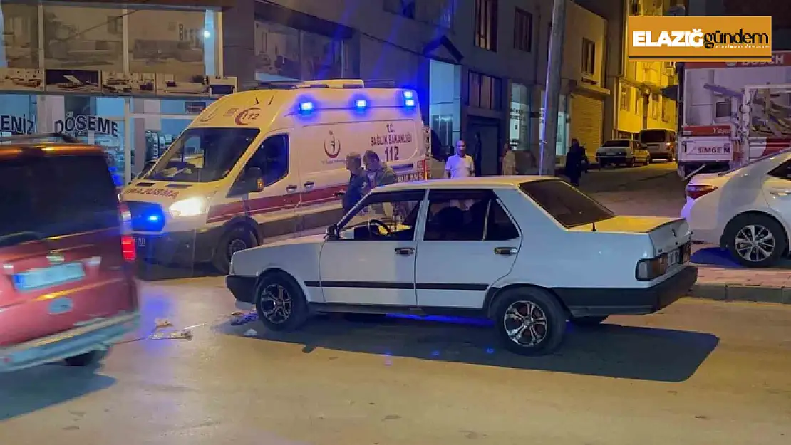 Elazığ'da Fiat Tofaş'ın çarptığı yaya yaralandı