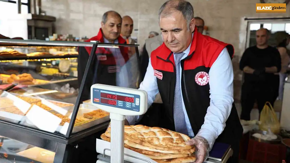 Elazığ'da fırınlar denetlendi