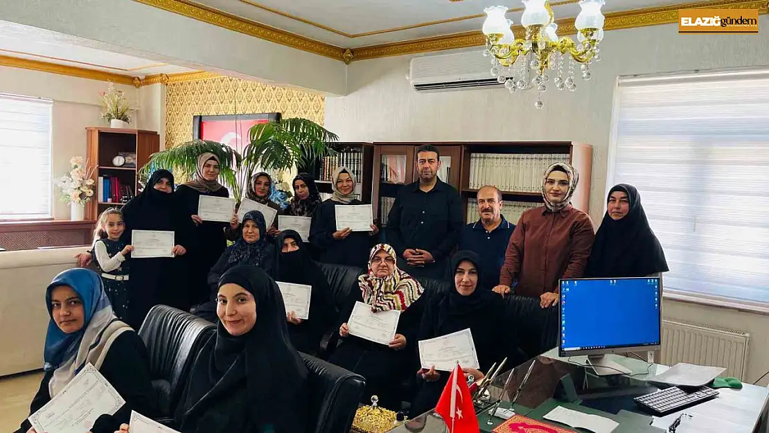 Elazığ'da gassallık kursu sona erdi