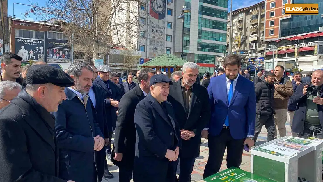 Elazığ'da Gazze için El Ele Türkiye'den Filistin'e yardım kampanyası