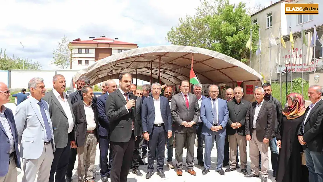 Elazığ'da Gazze yararına yardım kampanyası