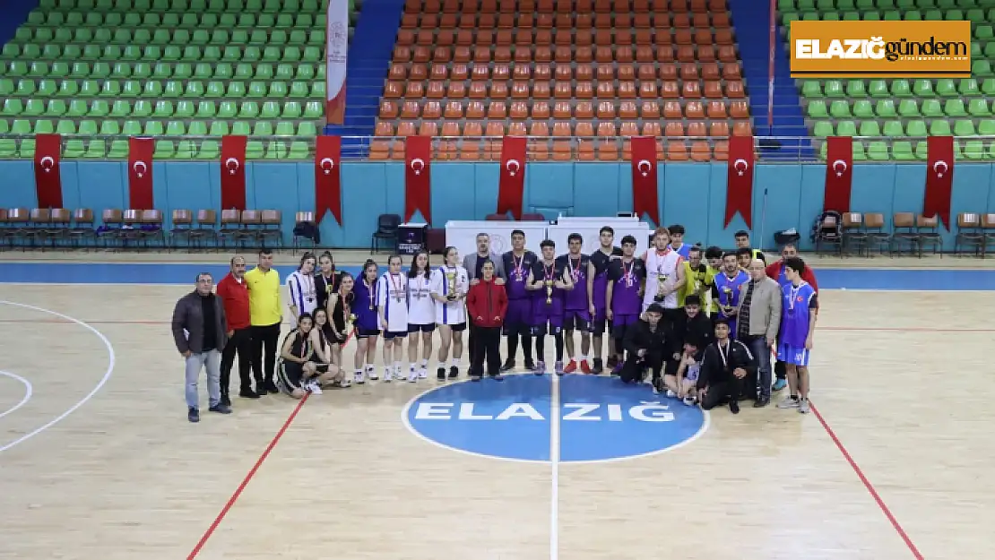 Elazığ'da Gençler Basketbol İl Şampiyonası tamamlandı