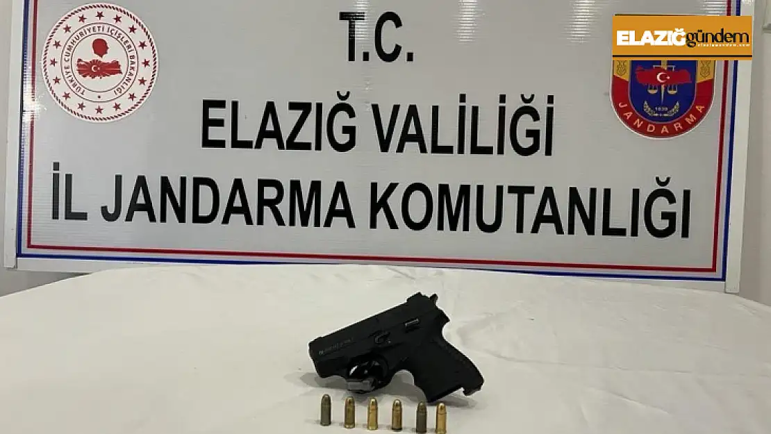 Elazığ'da gerçek silaha dönüştürülen tabanca yakalandı