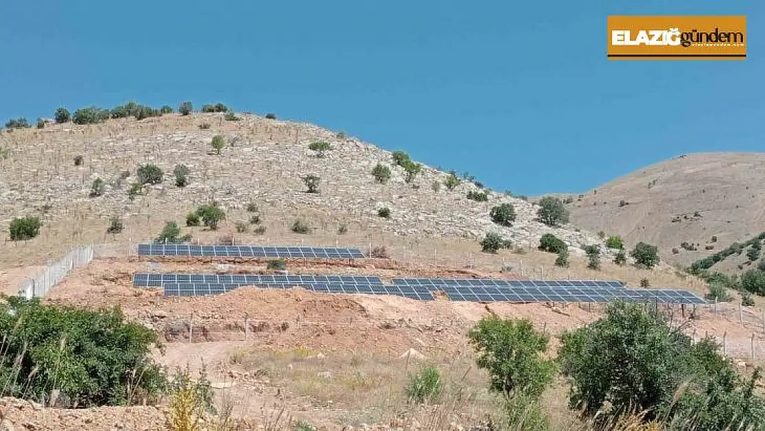 Elazığ'da GES sulama projesi tamamlandı