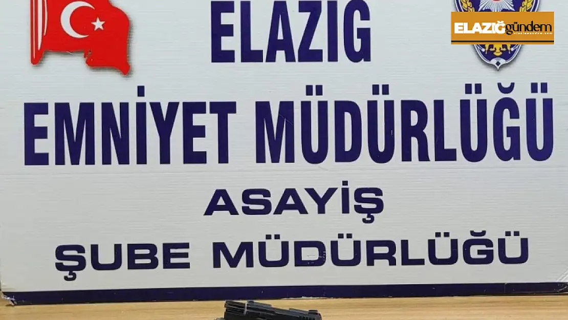 Elazığ'da güven uygulaması: Ruhsatsız silah ve uyuşturucu madde ele geçirildi