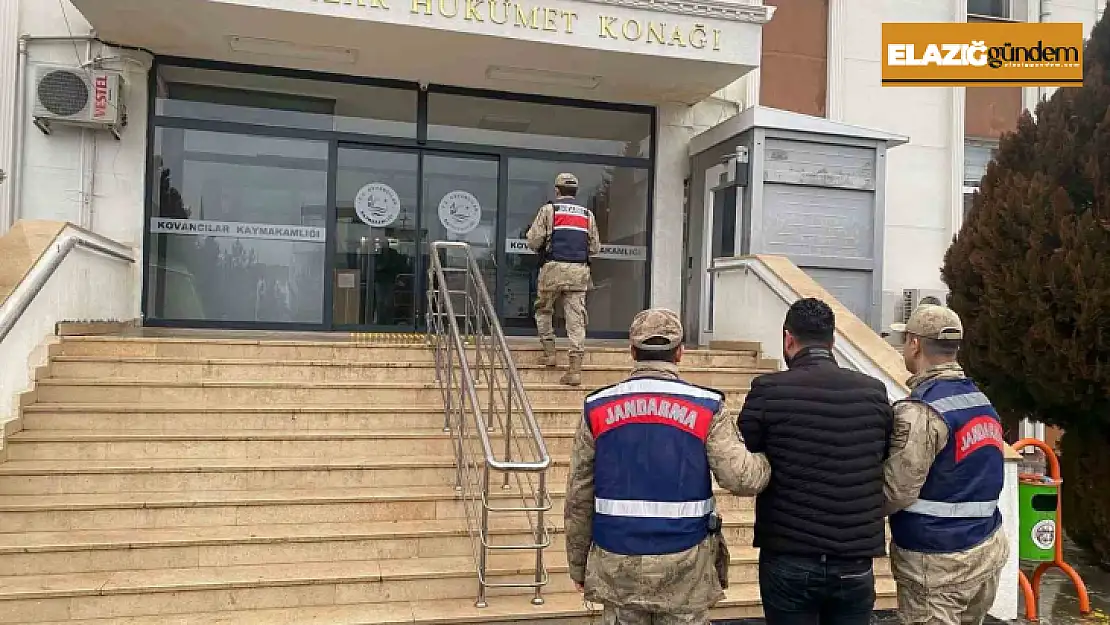 Elazığ'da hakkında 5 yıl kesinleşmiş hapis cezası bulunan zanlı yakalandı