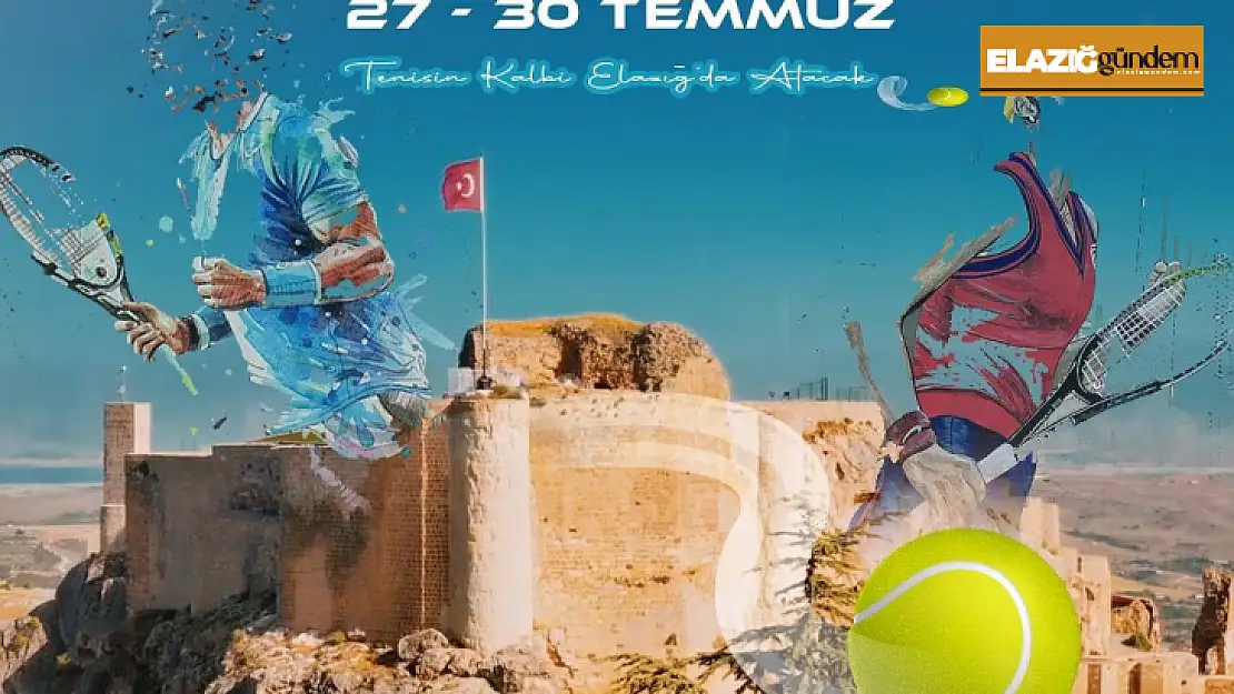 Elazığ'da Harput Cup Tenis Turnuvası başlıyor