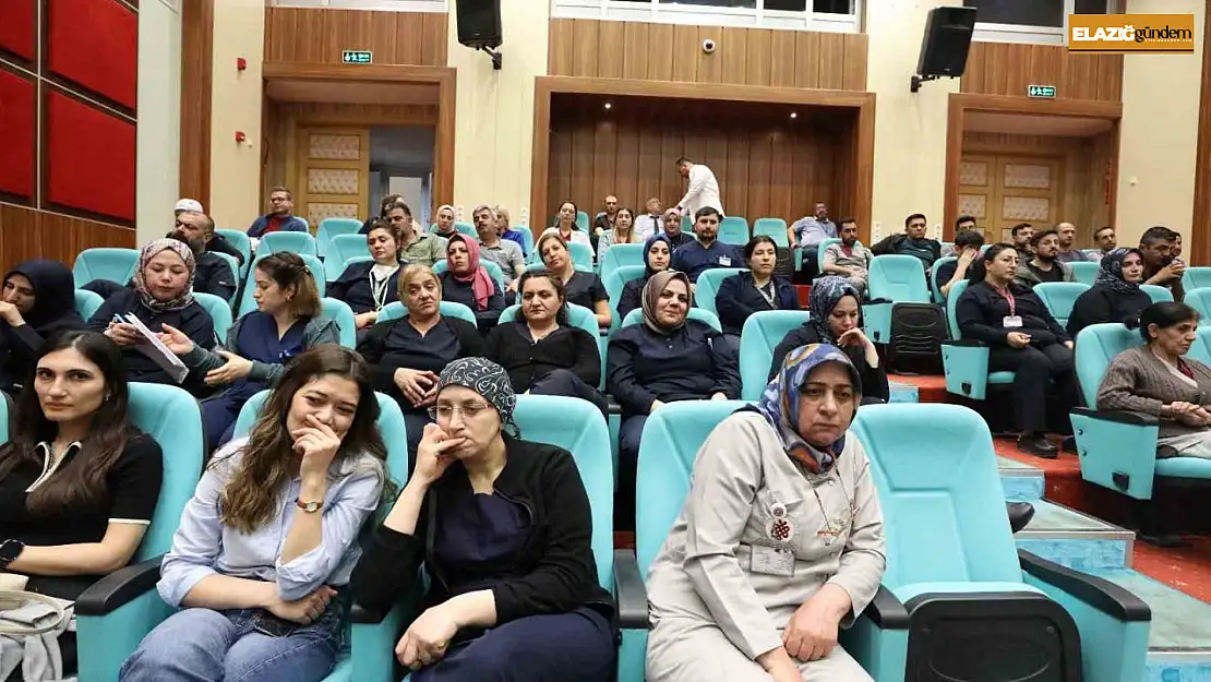 Elazığ'da hastane çalışanlarına Afet Farkındalık Eğitimi verildi