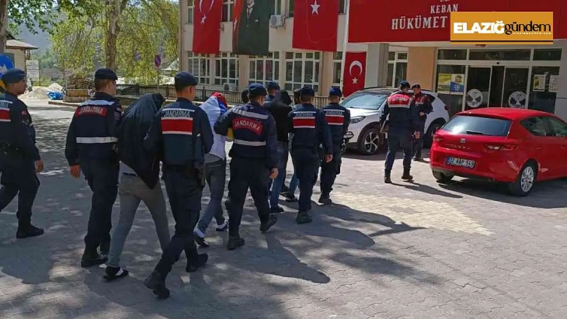 Keban'da hayvan hırsızları yakalandı