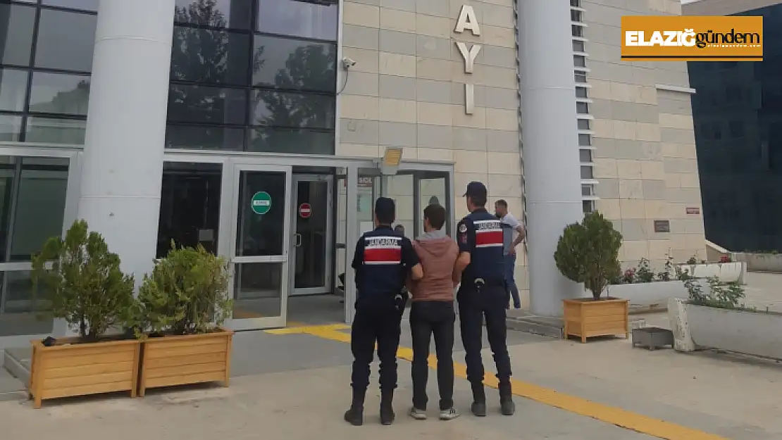 Elazığ'da hırsızlık suçundan aranan şüpheli jandarma ekipleri tarafından yakalandı