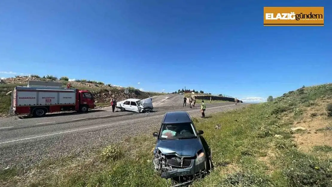 Elazığ'da iki ayrı trafik kazası: 9 yaralı