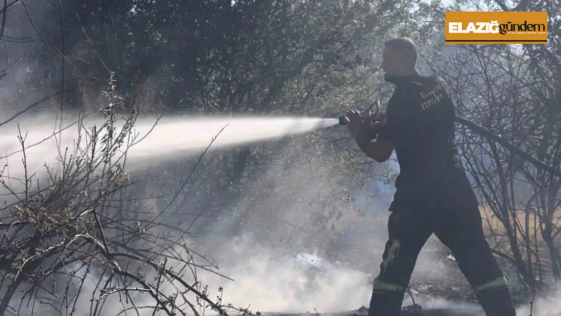 Elazığ'da itfaiye ekipleri bir günde 73 yangına müdahale etti