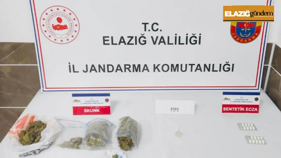 Elazığ'da jandarma uyuşturucuya geçit vermiyor: 5 gözaltı