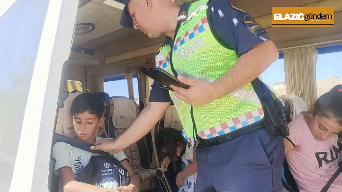 Elazığ'da jandarmadan radarlı ve dronlu trafik denetimi