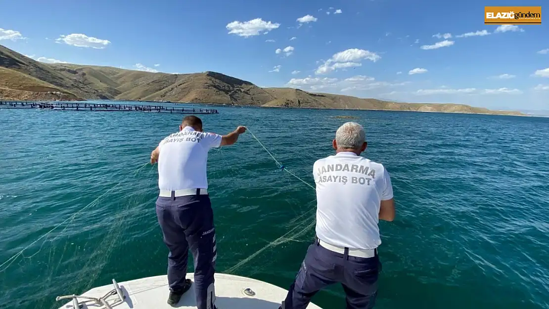 Elazığ'da kaçak avlanan 65 kilo balık ele geçirildi