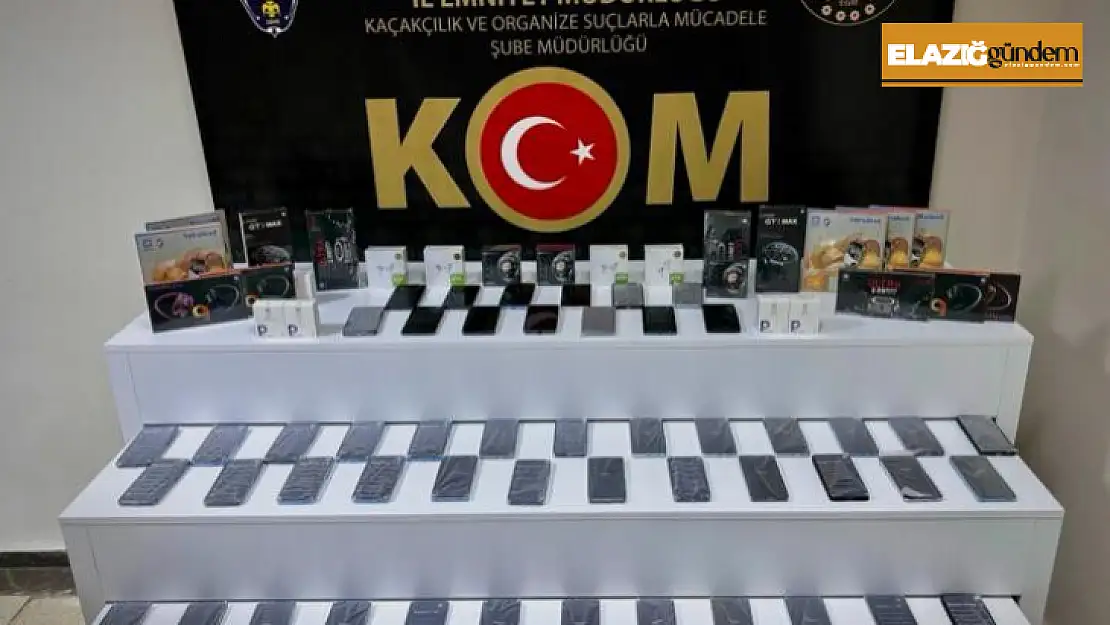 Elazığ'da kaçakçılık operasyonu: 2 gözaltı