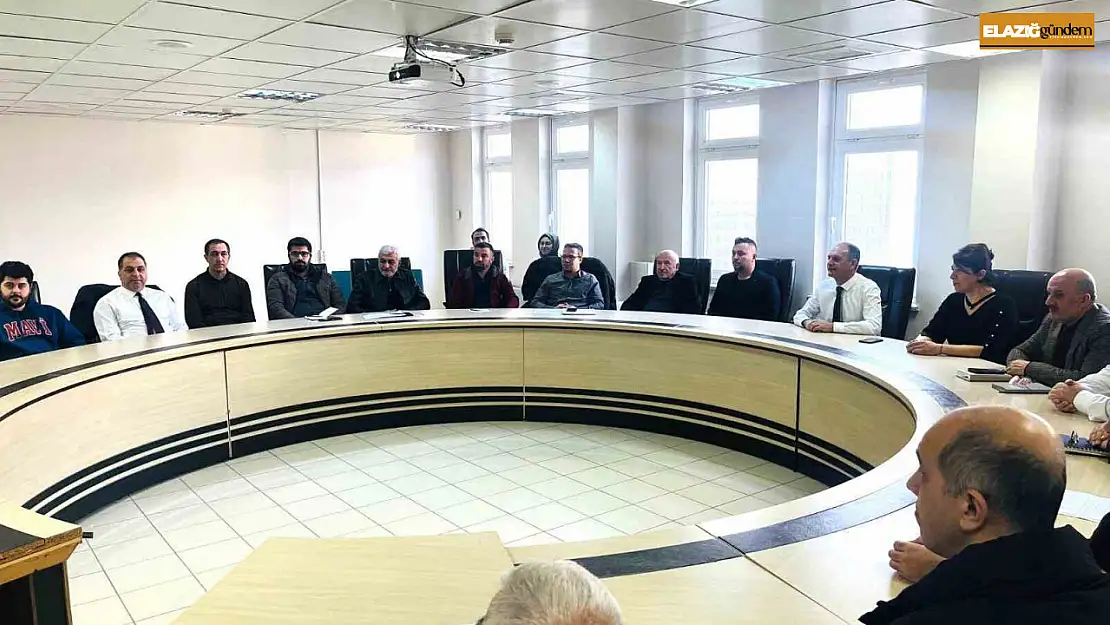 Elazığ'da kaliteli hizmet sunmaya yönelik değerlendirme toplantısı