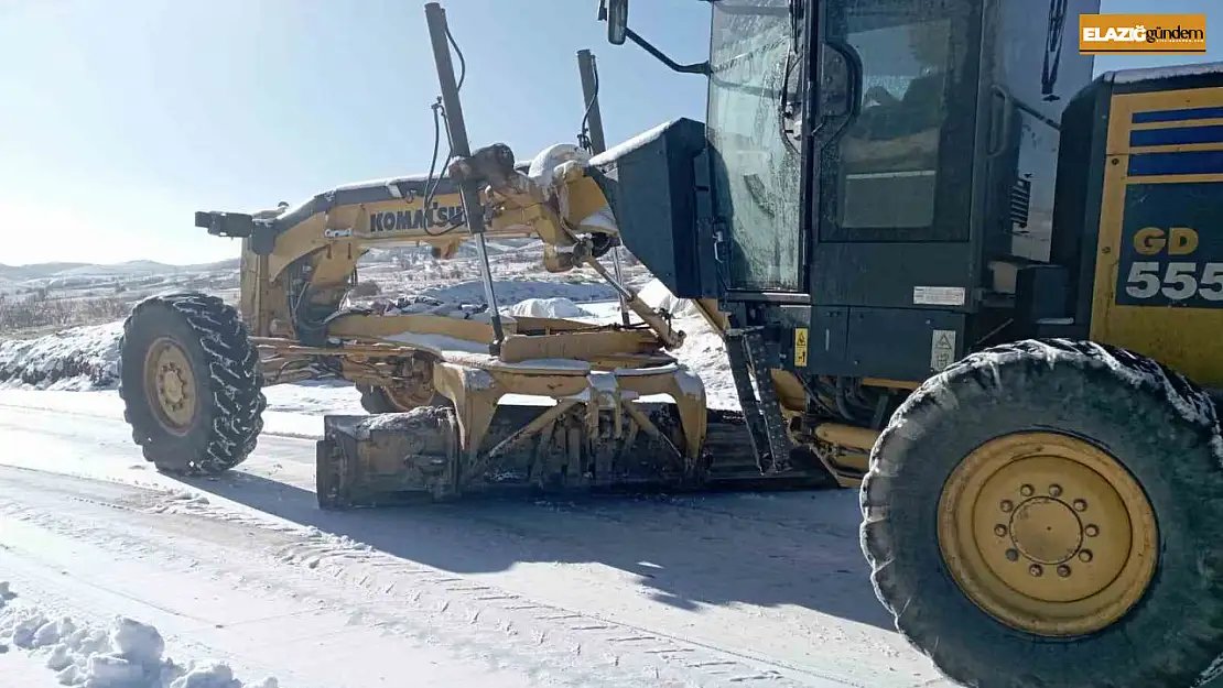 Elazığ'da kapalı köy yolu kalmadı