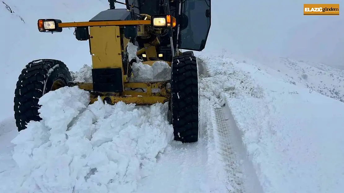 Elazığ'da kapalı köy yolu kalmadı