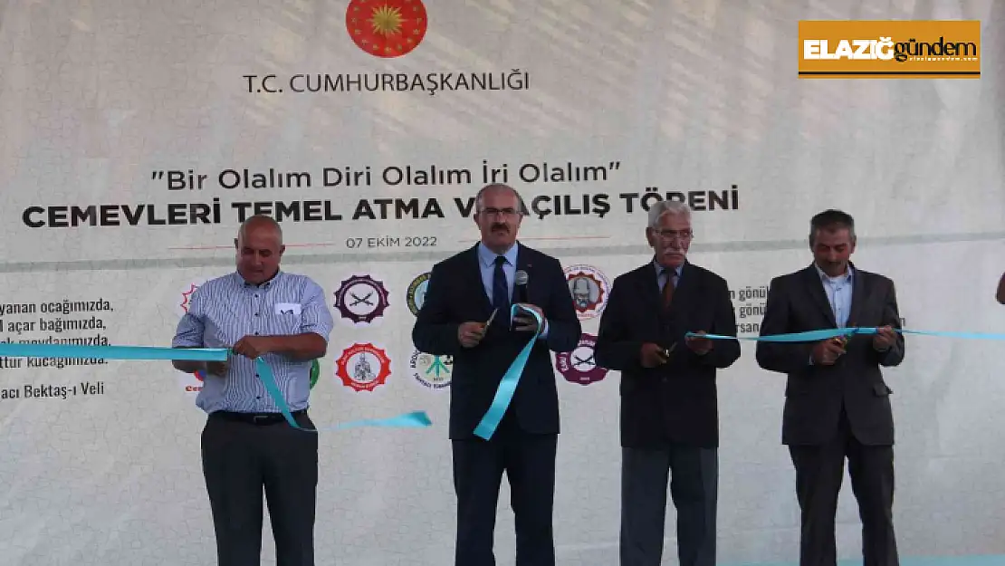 Elazığ'da Karakoçan Cemevi ve Kültür Merkezi açıldı